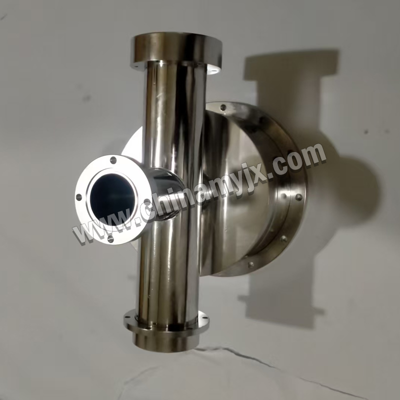 Custom Multi-Port Stainless Steel Vacuum Chamber Cross-Type UHV Vacuum Vessel with CF Flanges