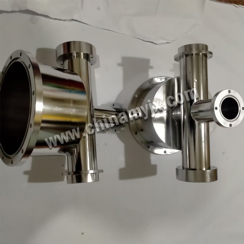 Custom Multi-Port Stainless Steel Vacuum Chamber Cross-Type UHV Vacuum Vessel with CF Flanges