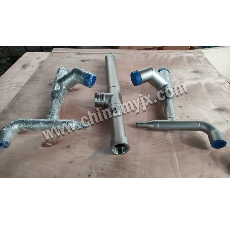 Custom Stainless Steel Non-Standard Welded Pipe Assembly Multi-Port Bent Tube for Fluid/Vacuum System