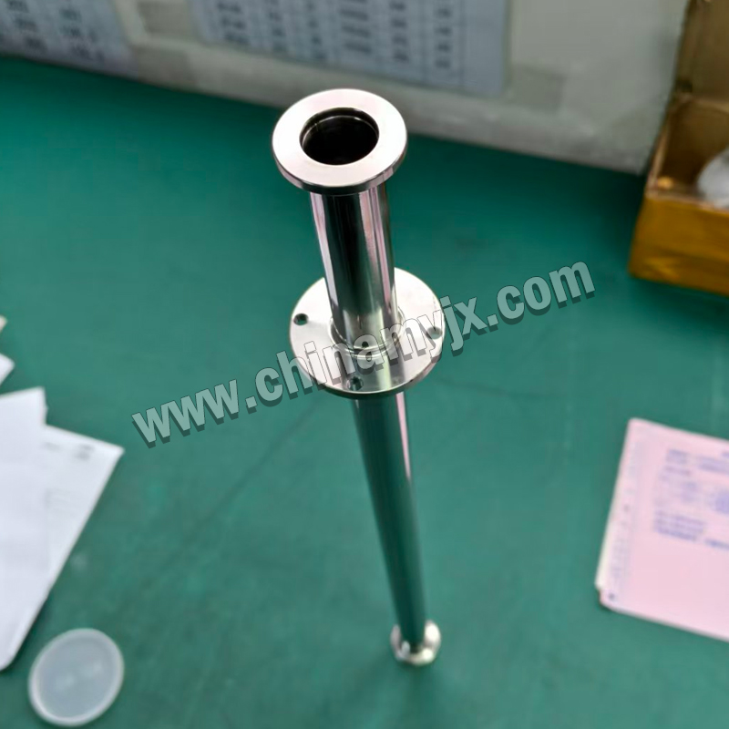 Custom Stainless Steel Vacuum Extension Tube with Mounting Flange KF Flange Straight Pipe