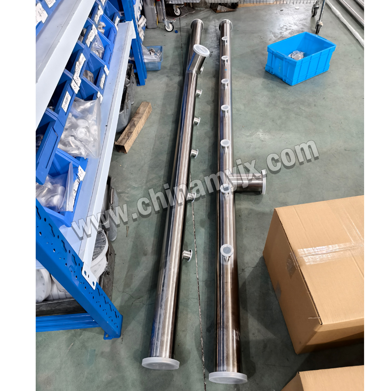 Custom Stainless Steel Vacuum Manifold Multi-Port KF Flange Distribution Header for High Vacuum/Gas System