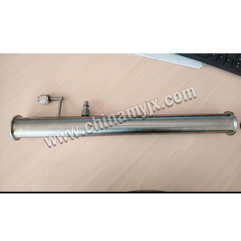 Custom Stainless Steel Vacuum Straight Pipe KF Flange Vacuum Extension Tube with Side Ports for High Vacuum System