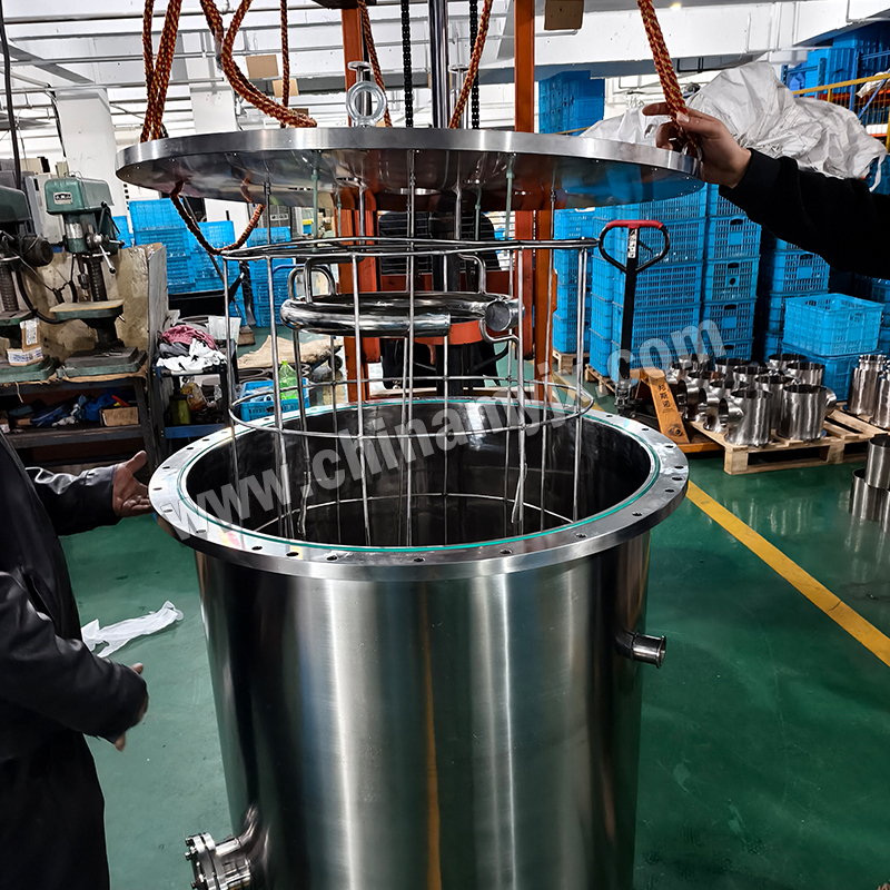 Large Vertical Stainless Steel UHV Vacuum Chamber Bell Jar Vacuum Vessel CF Flange Vacuum Chamber for Laboratory Research