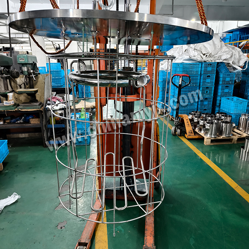 Large Vertical Stainless Steel UHV Vacuum Chamber Bell Jar Vacuum Vessel CF Flange Vacuum Chamber for Laboratory Research
