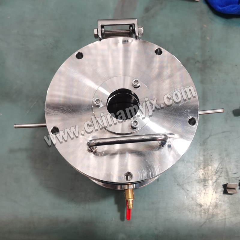 Small Vertical Stainless Steel Vacuum Chamber Laboratory Vacuum Degassing Tank with Quick Open Lid