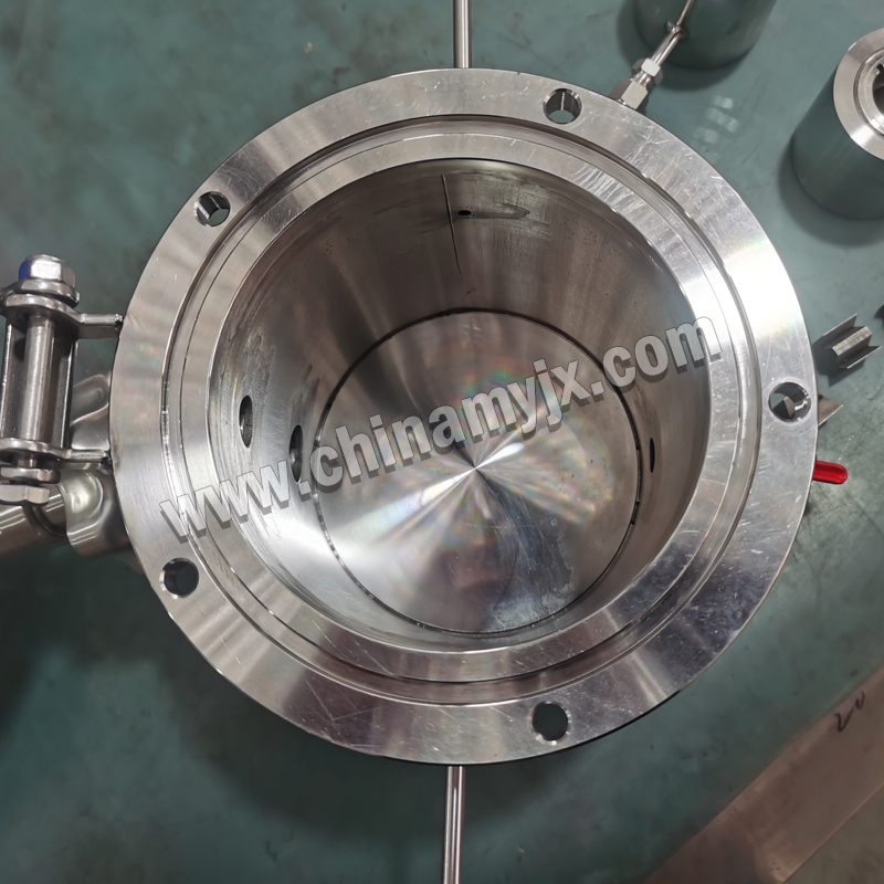 Small Vertical Stainless Steel Vacuum Chamber Laboratory Vacuum Degassing Tank with Quick Open Lid