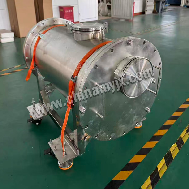 Custom Mobile Horizontal Stainless Steel Vacuum Chamber with Quick-Open Ports