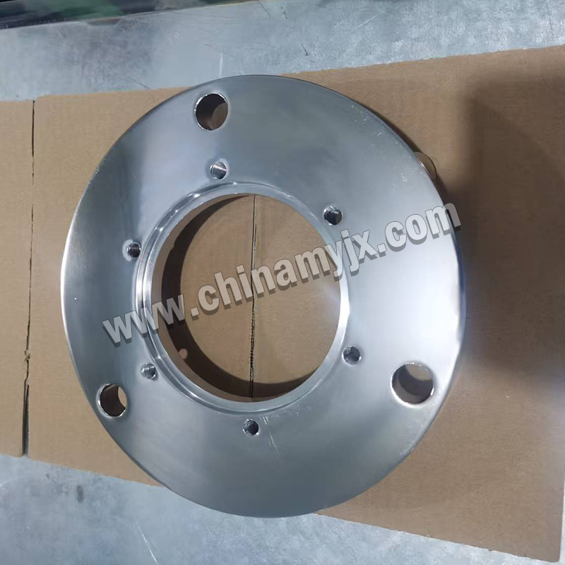 Custom Stainless Steel Equipment Flange with Multiple Ports Vacuum/Reactor End Cover