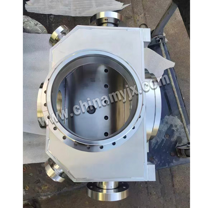 Custom Stainless Steel Rectangular Vacuum Chamber with Reinforcement Ribs