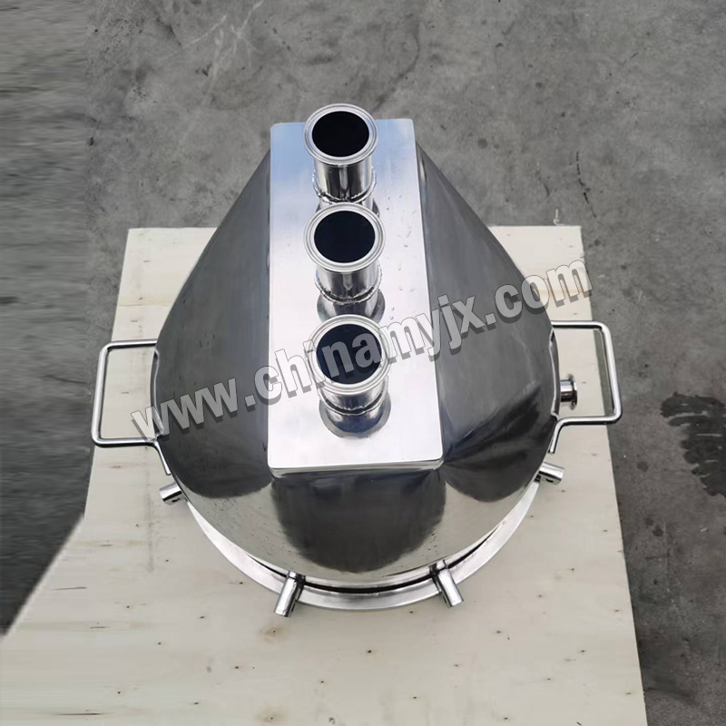 Custom Stainless Steel Sanitary Conical Hopper / Powder Buffer Bin