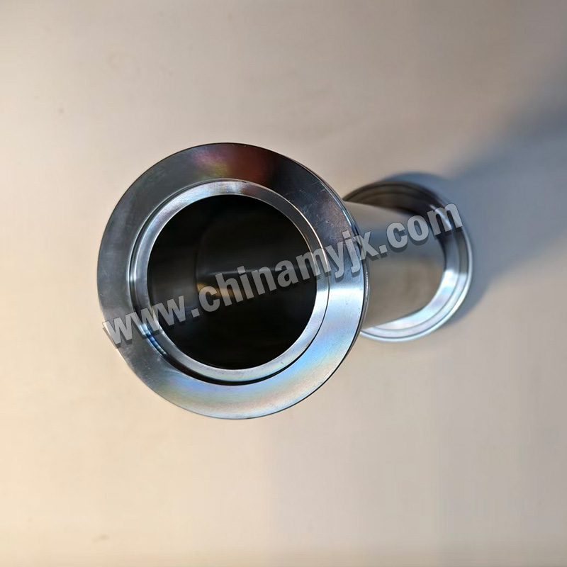 Custom Stainless Steel Vacuum Eccentric Flange Pipe ISO/CF Angled Connection Tube