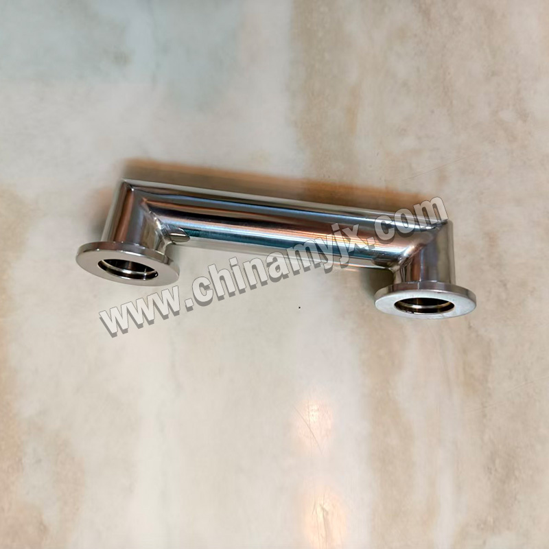 Custom Stainless Steel Vacuum Elbow Set KF Flange Special-Shaped Vacuum Pipes for Limited Installation Space