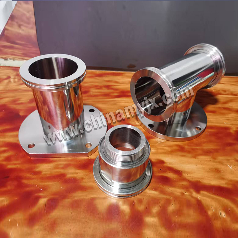 Custom Stainless Steel Vacuum Flange Adapter Kit Non-Standard Vacuum Fittings with Mounting Base
