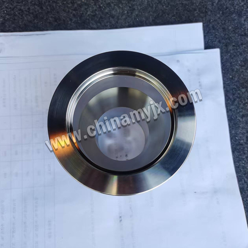 Custom Stainless Steel Vacuum Flange to Male Thread Adapter High Vacuum Conversion Fitting