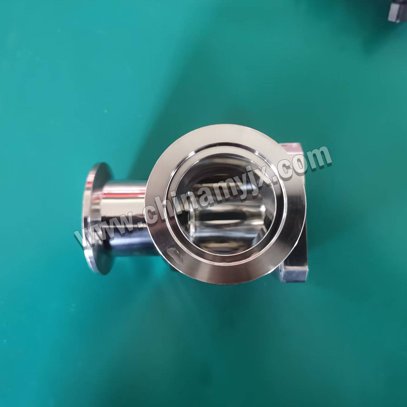 Custom Stainless Steel Vacuum T-Adapter KF/ISO Flange Vacuum Tee Connector for High Vacuum System