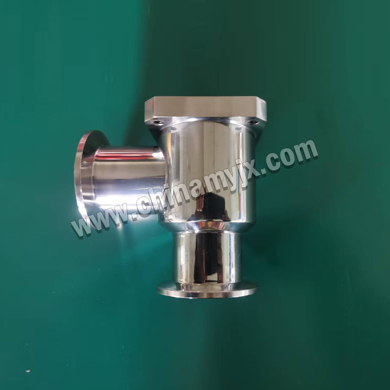 Custom Stainless Steel Vacuum T-Adapter KF/ISO Flange Vacuum Tee Connector for High Vacuum System