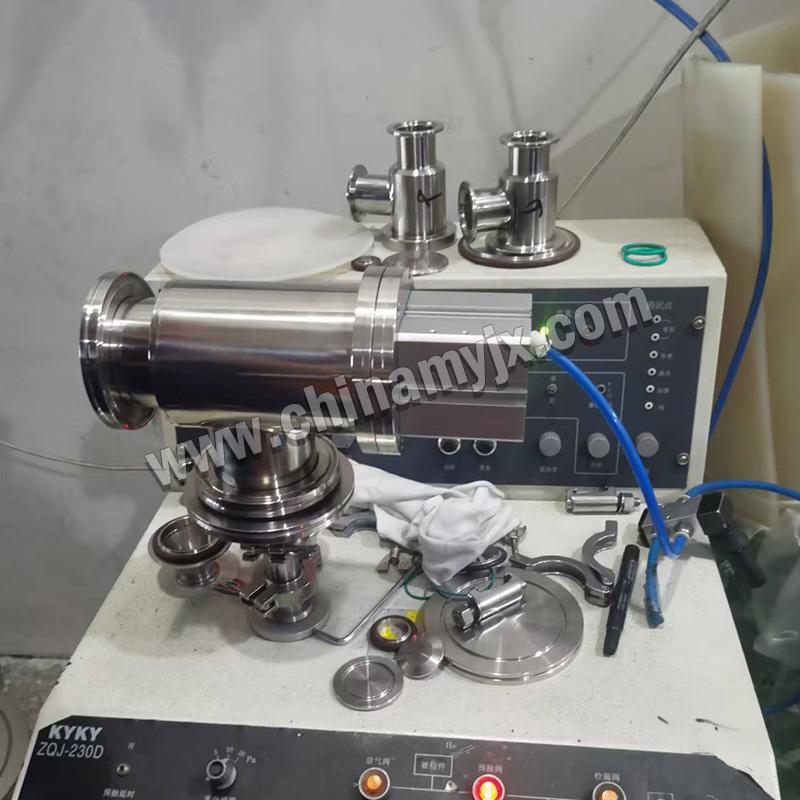 Pneumatic High Vacuum Gate Valve ISO Flange Vacuum Angle Valve for Vacuum Coating Equipment