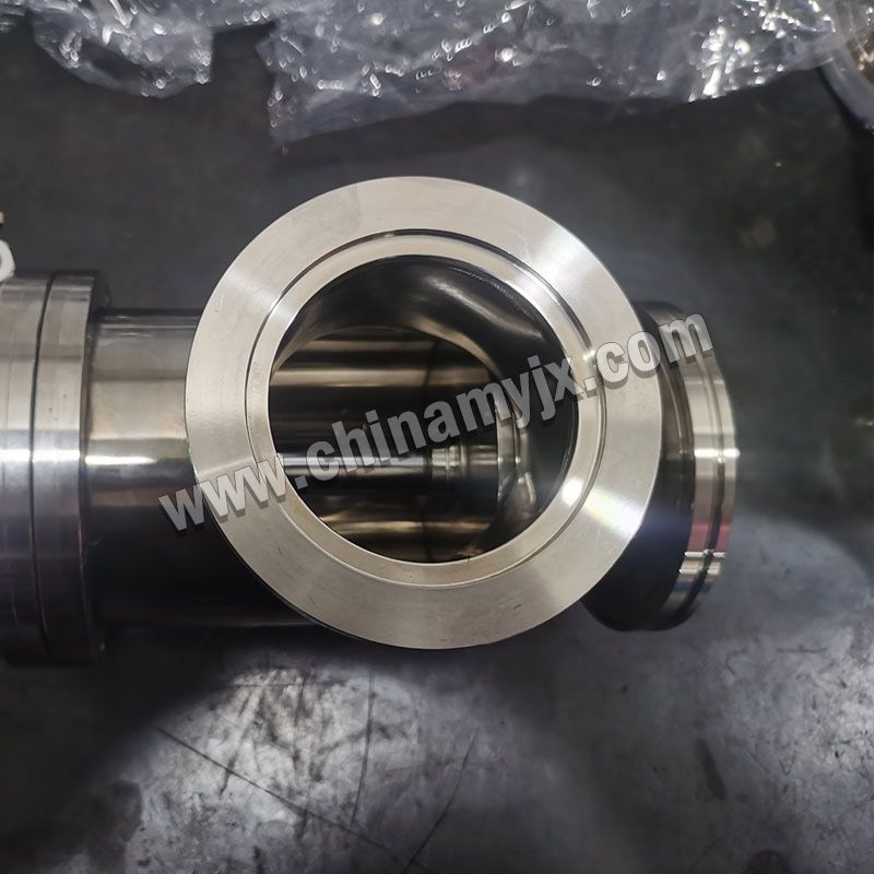 Pneumatic High Vacuum Gate Valve ISO Flange Vacuum Angle Valve for Vacuum Coating Equipment
