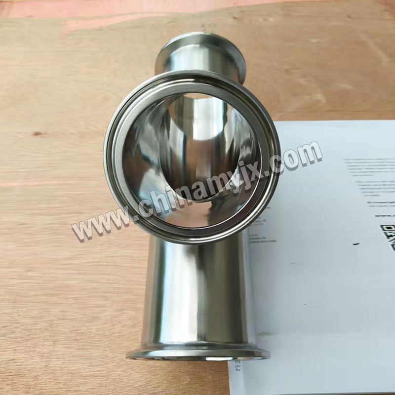 Sanitary Stainless Steel Y-Type 4-Way Tri-Clamp Fitting Vacuum Manifold