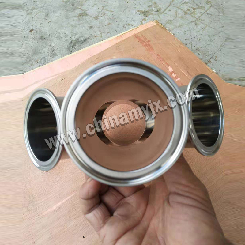 Sanitary Stainless Steel Y-Type 4-Way Tri-Clamp Fitting Vacuum Manifold