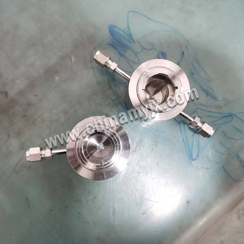 Stainless Steel High Vacuum Inline Filter KF/ISO Flange with Compression Fittings