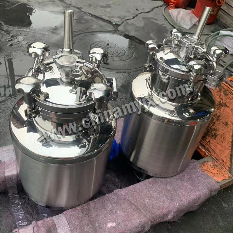 Stainless Steel Sanitary Pressure Tank / Quick-Open Pressure Vessel