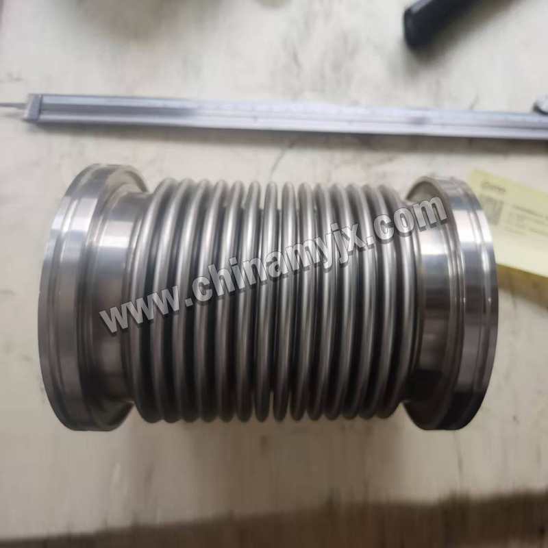 Stainless Steel Vacuum Bellows ISO/KF Flange Flexible Metal Hose for High Vacuum System