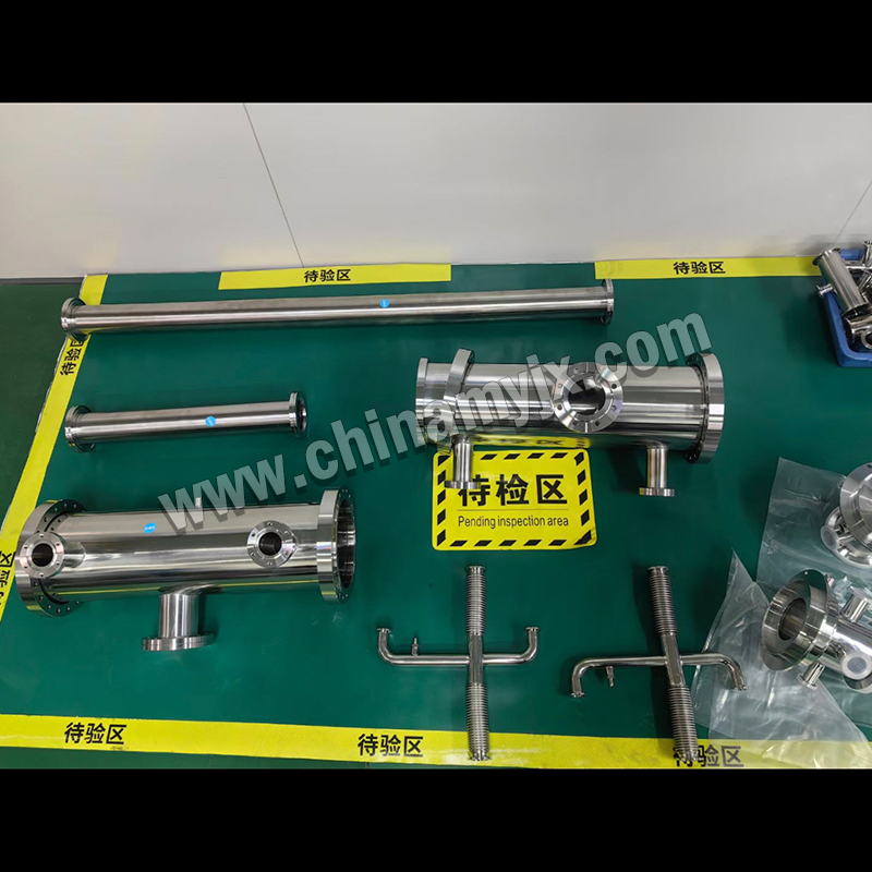 Custom Stainless Steel Vacuum Piping Components