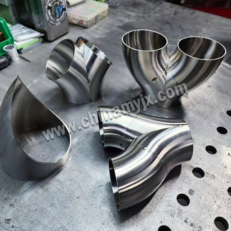 Custom Stainless Steel Y-Type Pipe Tee Fitting