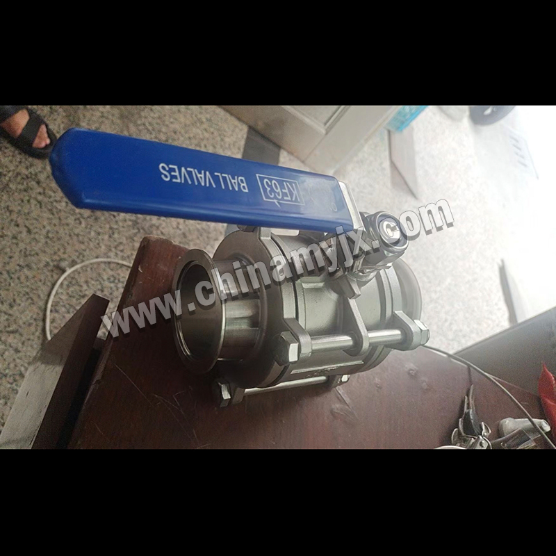 KF63 Stainless Steel Quick-Connect Vacuum Ball Valve