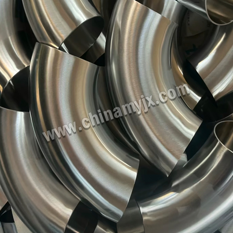 304 Sanitary Butt-Weld 90° Long-Radius Elbow (Polished)