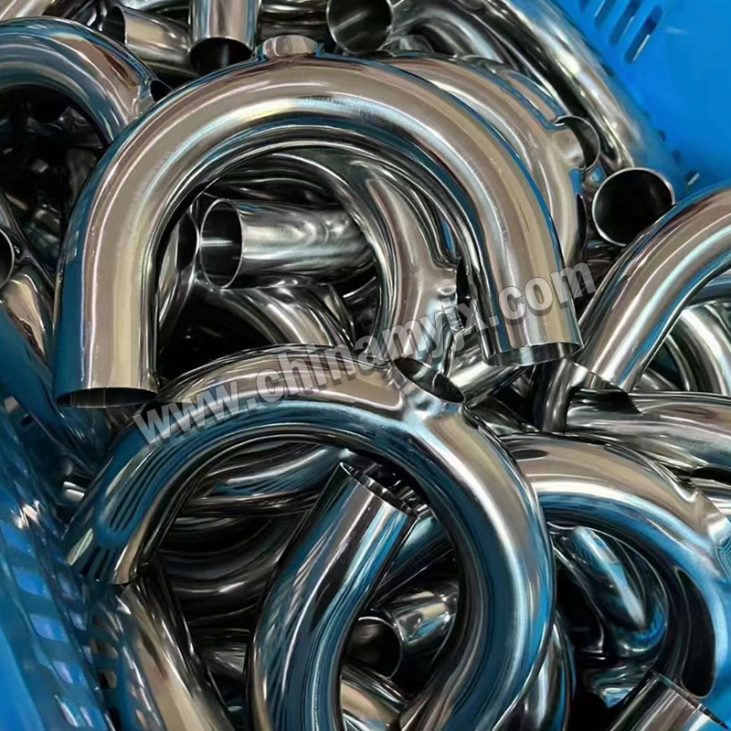 Sanitary Stainless Steel 180-Degree U-Bend Fitting