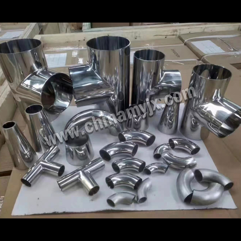 Custom 304/316L pipe fittings: full range of tees, reducers, and elbows