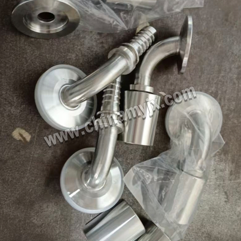 Special-shaped elbow with clamp fitting
