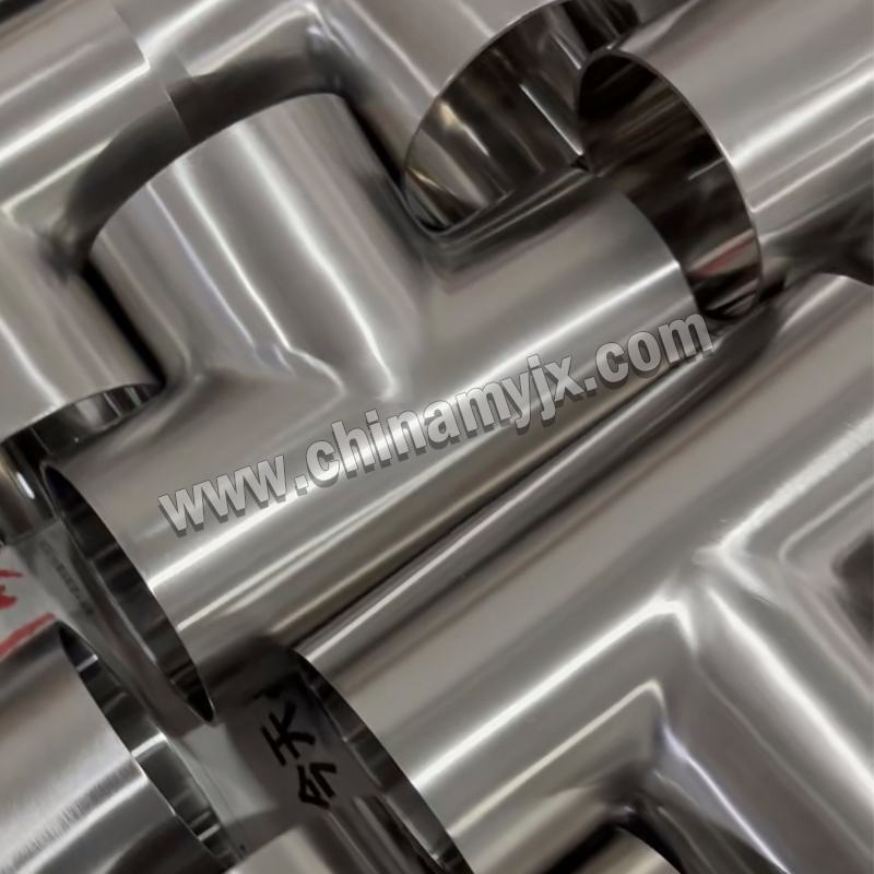 304 Stainless Steel Welded Tee Pipe Fitting
