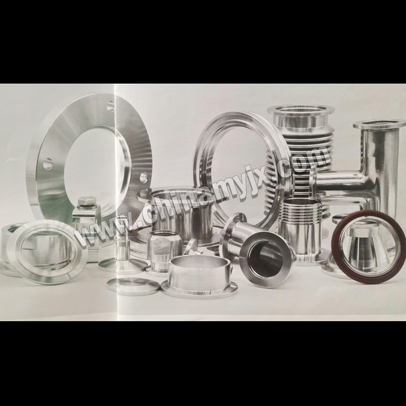 Stainless Steel Vacuum Components: ISO, CF, and KF Flange Assemblies