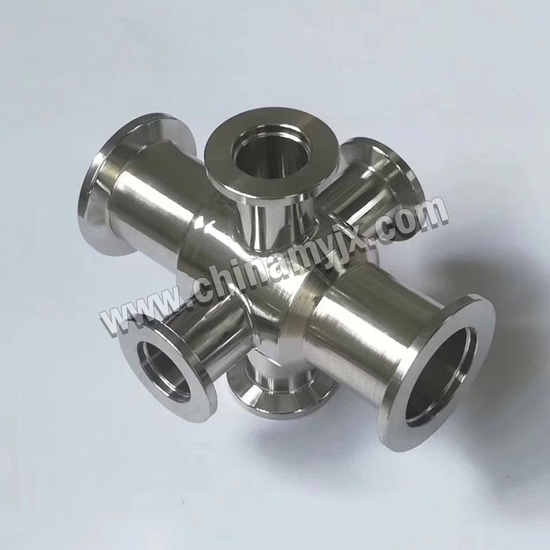 304/316L Vacuum Five-Way Fittings (KF/ISO Flanges)